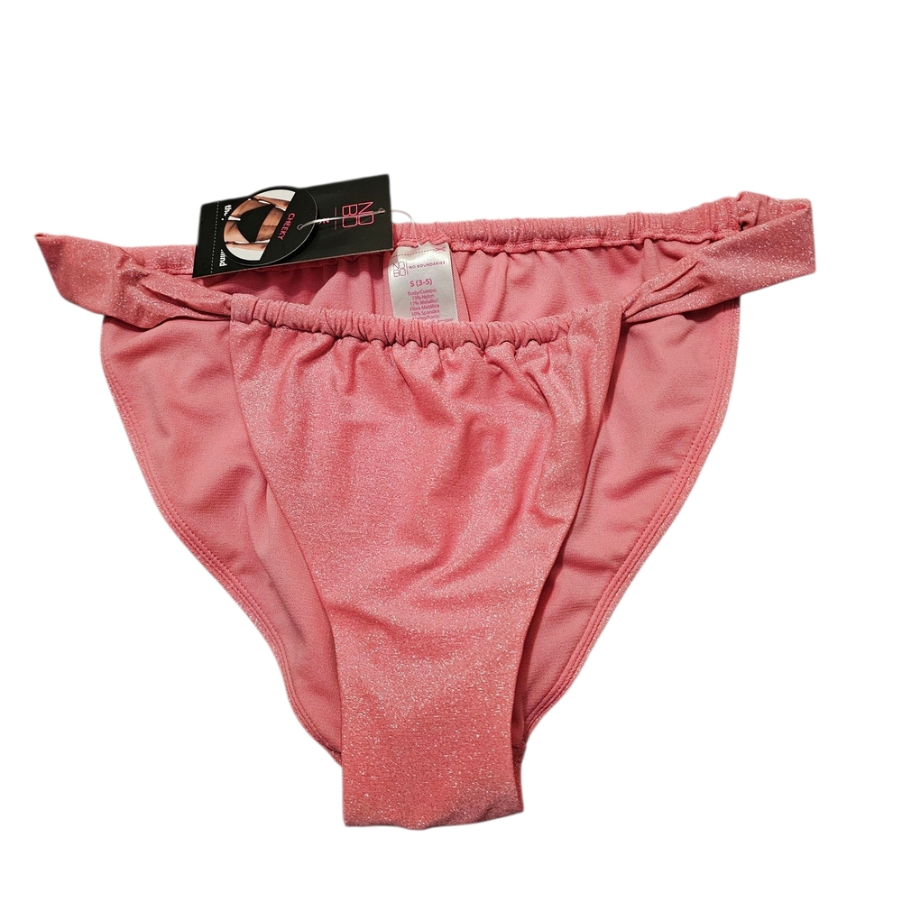 No Boundaries Sparkly Pink Women Bikinis Bottoms